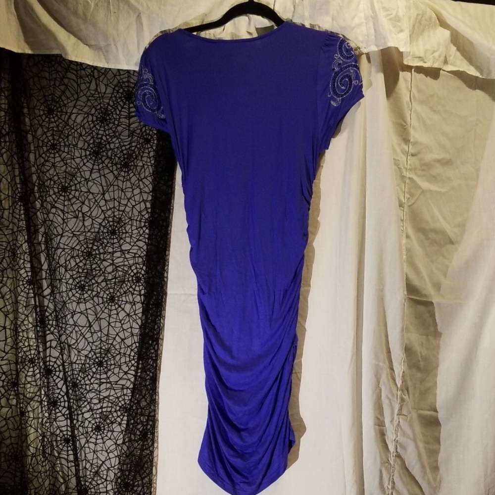 Lovely royal blue dress with sparkly details! - Picture 2 of 9
